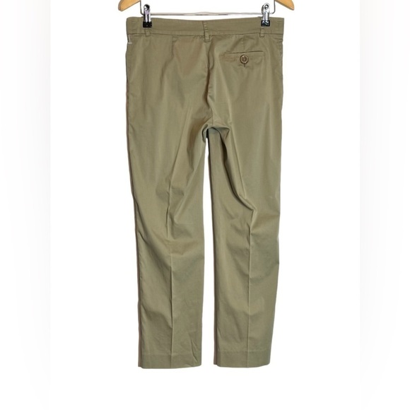 Moschino Cheapandchic | Khaki Straight Leg Pants Front Pleat Low Rise Button Zip - Picture 3 of 10